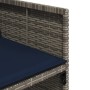 Set comedor jardín 9 pzas y cojines ratán sintético gris de , Conjuntos de jardín - Ref: Foro24-3278056, Precio: 583,18 €, De...