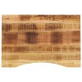 Tablero escritorio con curva madera mango rugosa 100x50x2,5 cm de , Tableros para mesas - Ref: Foro24-370179, Precio: 61,46 €...