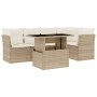 Juego de sofás jardín con cojines 6 pzas ratán sintético beige de , Conjuntos de jardín - Ref: Foro24-3266568, Precio: 447,36...