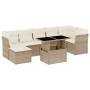 Set de sofás de jardín y cojines 8 piezas ratán sintético beige de , Conjuntos de jardín - Ref: Foro24-3266748, Precio: 541,6...