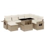 Set de sofás de jardín y cojines 8 piezas ratán sintético beige de , Conjuntos de jardín - Ref: Foro24-3268068, Precio: 542,5...
