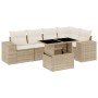 Juego de sofás jardín con cojines 6 pzas ratán sintético beige de , Conjuntos de jardín - Ref: Foro24-3269148, Precio: 464,97...