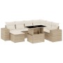 Set de sofás de jardín y cojines 8 piezas ratán sintético beige de , Conjuntos de jardín - Ref: Foro24-3269328, Precio: 561,2...