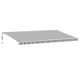 Toldo retráctil automático gris antracita y blanco 600x300 cm de , Toldos - Ref: Foro24-3310242, Precio: 488,04 €, Descuento: %
