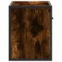 Mueble de TV madera y metal roble ahumado 60x31x39,5 cm de , Muebles TV - Ref: Foro24-848911, Precio: 50,67 €, Descuento: %