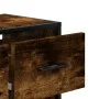 Mueble de TV madera y metal roble ahumado 60x31x39,5 cm de , Muebles TV - Ref: Foro24-848911, Precio: 50,67 €, Descuento: %