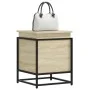 Caja de almacenaje con tapa madera roble Sonoma 40x40x51,5 cm de , Cestas para almacenaje - Ref: Foro24-848790, Precio: 45,81...