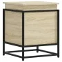 Caja de almacenaje con tapa madera roble Sonoma 40x40x51,5 cm de , Cestas para almacenaje - Ref: Foro24-848790, Precio: 45,81...