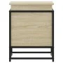 Caja de almacenaje con tapa madera roble Sonoma 40x40x51,5 cm de , Cestas para almacenaje - Ref: Foro24-848790, Precio: 45,81...