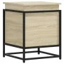 Caja de almacenaje con tapa madera roble Sonoma 40x40x51,5 cm de , Cestas para almacenaje - Ref: Foro24-848790, Precio: 45,81...