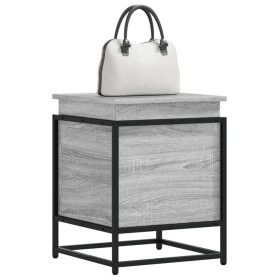 Caja de almacenaje con tapa madera gris Sonoma 40x40x51,5 cm de , Cestas para almacenaje - Ref: Foro24-848792, Precio: 46,36 ...