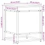 Caja de almacenaje con tapa madera gris Sonoma 40x40x51,5 cm de , Cestas para almacenaje - Ref: Foro24-848792, Precio: 45,79 ...