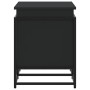 Caja almacenaje con tapa madera ingeniería negro 80x40x51,5 cm de , Cestas para almacenaje - Ref: Foro24-848799, Precio: 72,8...