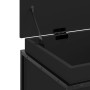 Caja almacenaje con tapa madera ingeniería negro 80x40x51,5 cm de , Cestas para almacenaje - Ref: Foro24-848799, Precio: 72,8...