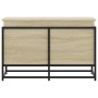 Caja de almacenaje con tapa madera roble Sonoma 80x40x51,5 cm de , Cestas para almacenaje - Ref: Foro24-848800, Precio: 68,20...