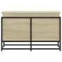 Caja de almacenaje con tapa madera roble Sonoma 80x40x51,5 cm de , Cestas para almacenaje - Ref: Foro24-848800, Precio: 67,46...