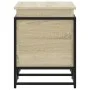 Caja de almacenaje con tapa madera roble Sonoma 80x40x51,5 cm de , Cestas para almacenaje - Ref: Foro24-848800, Precio: 67,46...