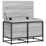 Caja de almacenaje con tapa madera gris Sonoma 80x40x51,5 cm de , Cestas para almacenaje - Ref: Foro24-848802, Precio: 69,20 ...