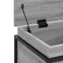 Caja de almacenaje con tapa madera gris Sonoma 80x40x51,5 cm de , Cestas para almacenaje - Ref: Foro24-848802, Precio: 69,20 ...