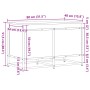 Caja de almacenaje con tapa madera gris Sonoma 80x40x51,5 cm de , Cestas para almacenaje - Ref: Foro24-848802, Precio: 70,05 ...