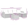 Set de muebles de jardín 6 pzas y cojines ratán sintético gris de , Conjuntos de jardín - Ref: Foro24-3264096, Precio: 362,48...