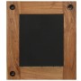 Espejo de madera maciza de acacia 50x50 cm en Espejos | Comprar online en Foru.es