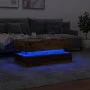 Mesa de centro con luces LED madera envejecida 90x50x40 cm by , Coffee table - Ref: Foro24-857718, Price: 105,39 €, Discount: %