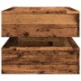 Mesa de centro con luces LED madera envejecida 90x50x40 cm de , Mesas de centro - Ref: Foro24-857718, Precio: 108,10 €, Descu...