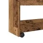 Carro de almacenaje estrecho 4 niveles madera envejecida by , Kitchen and dining carts - Ref: Foro24-855266, Price: 62,75 €, ...