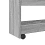 Carro de almacenaje estrecho 4 niveles madera gris Sonoma by , Kitchen and dining carts - Ref: Foro24-855264, Price: 52,37 €,...