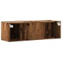 Mueble de TV de pared madera ingeniería envejecida 100x30x30 cm de , Muebles TV - Ref: Foro24-856018, Precio: 55,03 €, Descue...