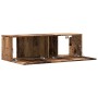Mueble de TV de pared madera ingeniería envejecida 100x30x30 cm de , Muebles TV - Ref: Foro24-856018, Precio: 55,03 €, Descue...