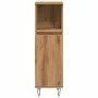 Armario de baño madera de ingeniería roble artisan 30x30x100 cm de , Muebles de baño - Ref: Foro24-857209, Precio: 57,75 €, D...