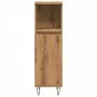Armario de baño madera de ingeniería roble artisan 30x30x100 cm de , Muebles de baño - Ref: Foro24-857209, Precio: 59,75 €, D...