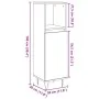 Armario de baño madera de ingeniería roble artisan 30x30x100 cm de , Muebles de baño - Ref: Foro24-857209, Precio: 57,75 €, D...