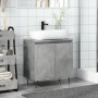 Armario de baño madera de ingeniería gris hormigón 58x33x60 cm de , Muebles de baño - Ref: Foro24-857216, Precio: 52,83 €, De...