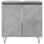 Armario de baño madera de ingeniería gris hormigón 58x33x60 cm de , Muebles de baño - Ref: Foro24-857216, Precio: 52,83 €, De...