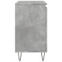 Armario de baño madera de ingeniería gris hormigón 58x33x60 cm de , Muebles de baño - Ref: Foro24-857216, Precio: 52,83 €, De...
