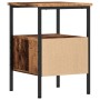 Mesitas de noche 2 uds madera ingeniería envejecida 34x36x50 cm de , Mesitas de noche - Ref: Foro24-857263, Precio: 77,69 €, ...