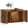 Aparador de madera de ingeniería envejecida 104x35x70 cm de , Aparadores - Ref: Foro24-857268, Precio: 92,65 €, Descuento: %