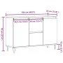 Aparador de madera de ingeniería envejecida 104x35x70 cm de , Aparadores - Ref: Foro24-857268, Precio: 92,65 €, Descuento: %