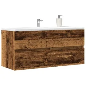 Armario para lavabo madera ingeniería envejecida 100x38,5x45 cm de , Muebles de baño - Ref: Foro24-856252, Precio: 69,59 €, D...