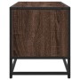 Mueble TV metal y madera ingeniería marrón roble 80x34,5x40 cm de , Muebles TV - Ref: Foro24-848828, Precio: 52,89 €, Descuen...