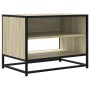 Mueble TV metal y madera ingeniería roble Sonoma 61x40x46 cm de , Muebles TV - Ref: Foro24-848880, Precio: 44,04 €, Descuento: %