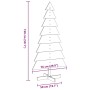 Árbol de Navidad de adorno madera maciza pino blanco 150 cm de , Arboles de navidad - Ref: Foro24-858193, Precio: 36,84 €, De...