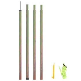 Poste de toldo de vela de acero galvanizado 250 cm de vidaXL, Mástiles y estacas para tiendas de campaña - Ref: Foro24-315222...