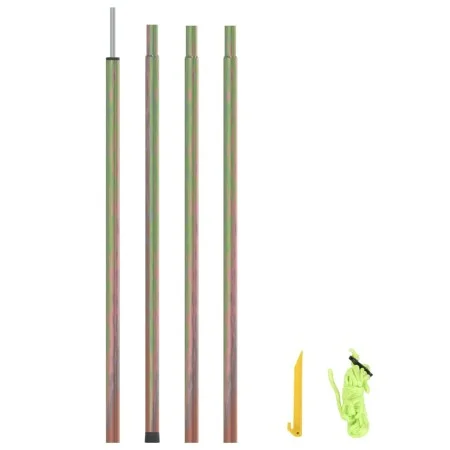 Poste de toldo de vela de acero galvanizado 250 cm de vidaXL, Mástiles y estacas para tiendas de campaña - Ref: Foro24-315222...