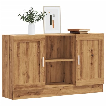 Aparador de madera de ingeniería roble artisan 120x30,5x70 cm de , Aparadores - Ref: Foro24-856163, Precio: 112,06 €, Descuen...