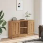 Aparador de madera de ingeniería roble artisan 120x30,5x70 cm de , Aparadores - Ref: Foro24-856163, Precio: 109,19 €, Descuen...