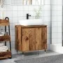 Armario de baño madera de ingeniería envejecida 58x33x60 cm de , Muebles de baño - Ref: Foro24-857214, Precio: 51,63 €, Descu...